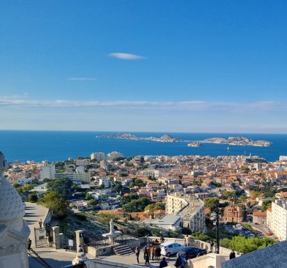Admire the view from Notre Dame de la Garde in Marseille